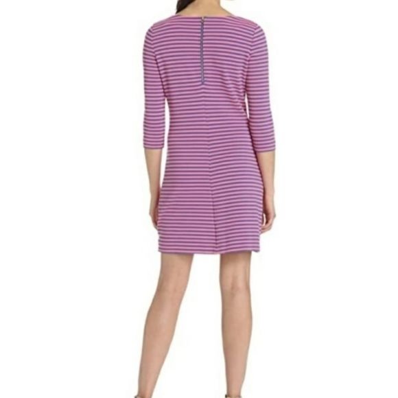 LILLY PULITZER Women's Charlene Striped Dress Faux Pockets 3/4th Sleeve XS - Picture 11 of 12